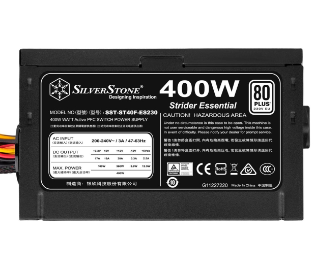 SilverStone Strider 400W 80 Plus - 648206 - zdjęcie 5